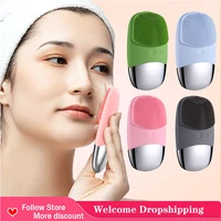sonic vibration skin deep cleaner facial brush household electric cleansing brush waterproof skin massager skin care tools