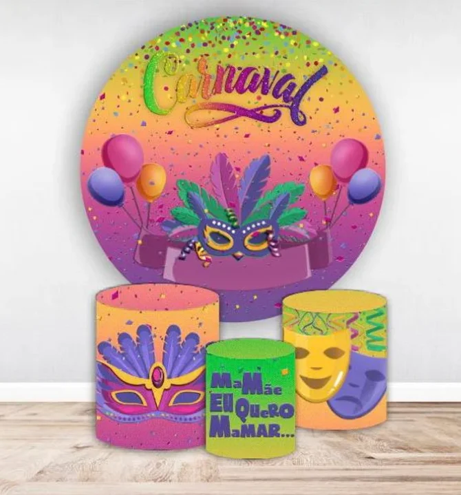 

Круглая декорация для маскарада, вечевечерние, красочная маска, жемчуг, бриллианты, перо, праздник, Марди Гра, фотография, Круглый фон