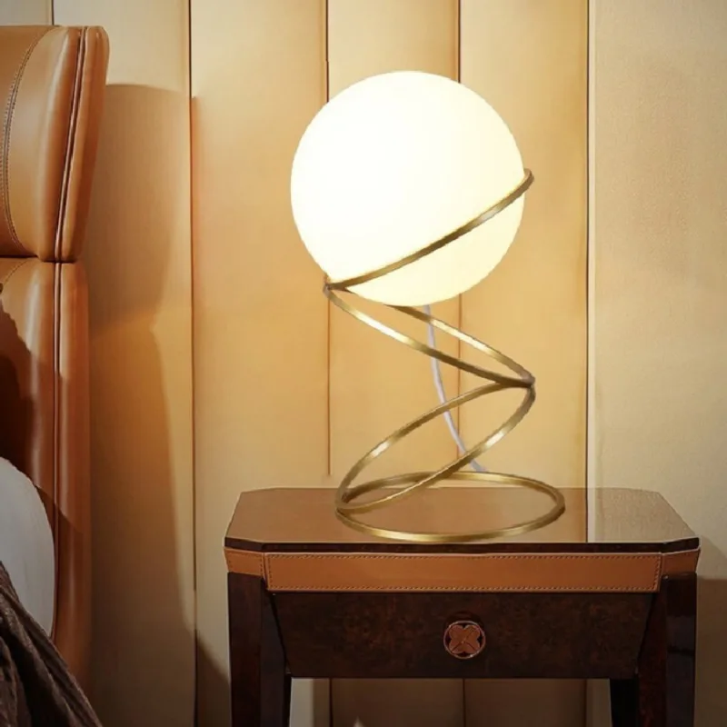 

Led table lamp Bedroom bedside lamp Modern Nordic family study reading lamp Warm decoration Living room lighting E27 bulb