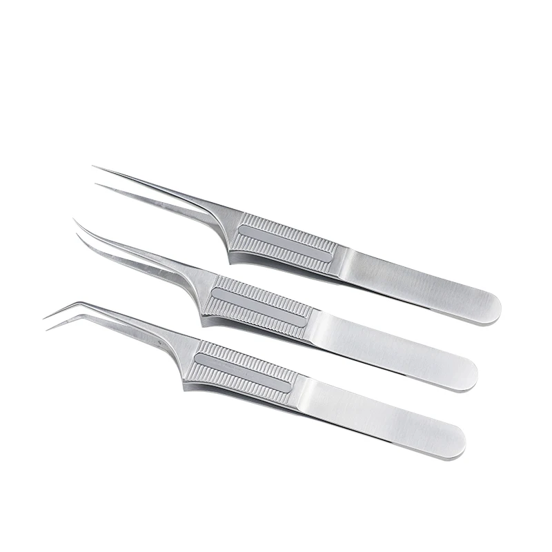 

3 Type Choices Ophthalmic Forceps with Platform Toothless Tweezers Platform Forceps Ophthalmic Tools