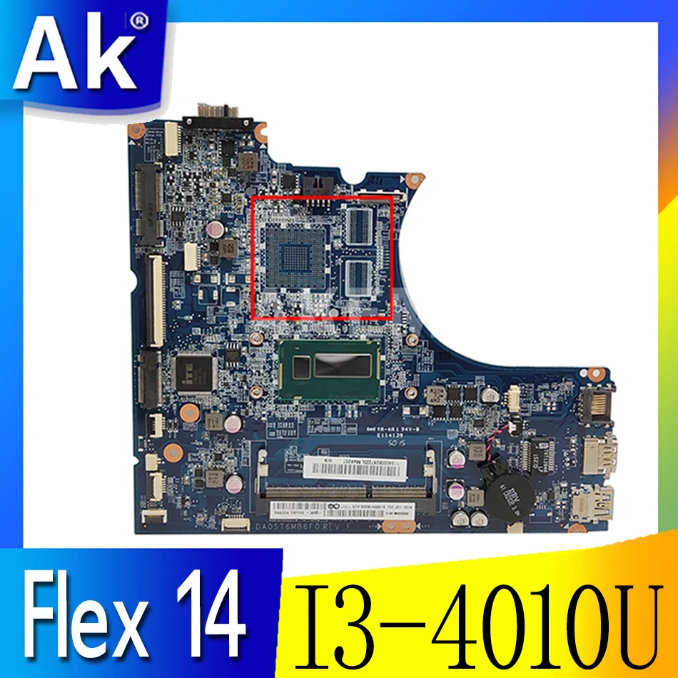 

NEW and Original laptop For lenovo Flex 14 UMA I3-4010U motherboard mainboard 90004350 DA0ST6MB6F0 100% test