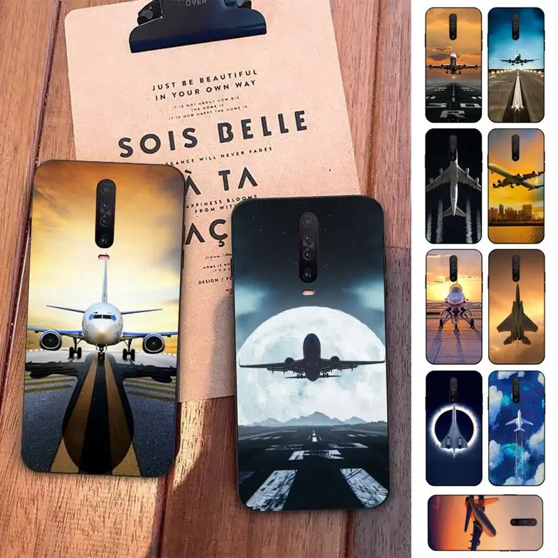

Aircraft Airplane Phone Case for Redmi 5 6 7 8 9 A 5plus K20 4X S2 GO 6 K30 pro