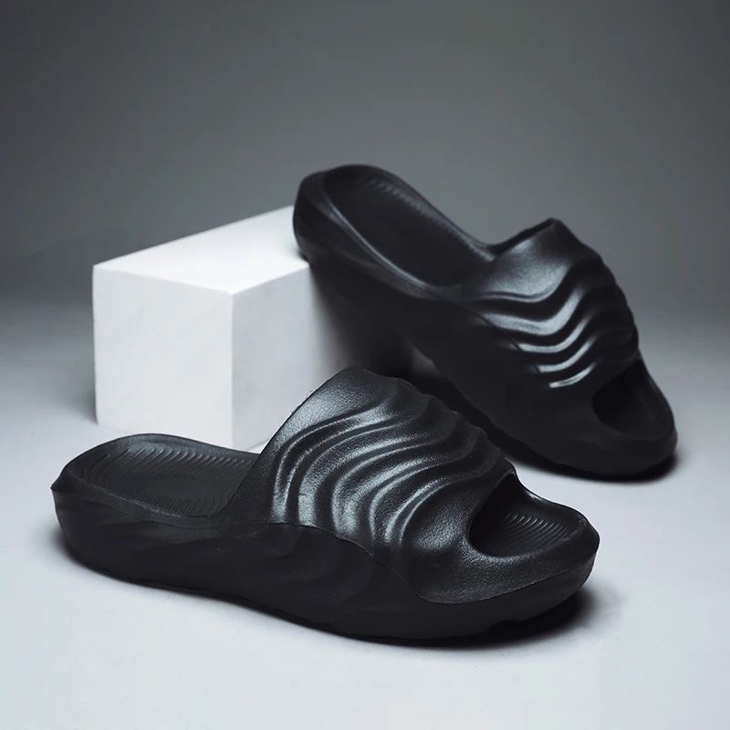 Нескользящие шлепанцы для мужчин и женщин летние тапочки из ЭВА на толстой