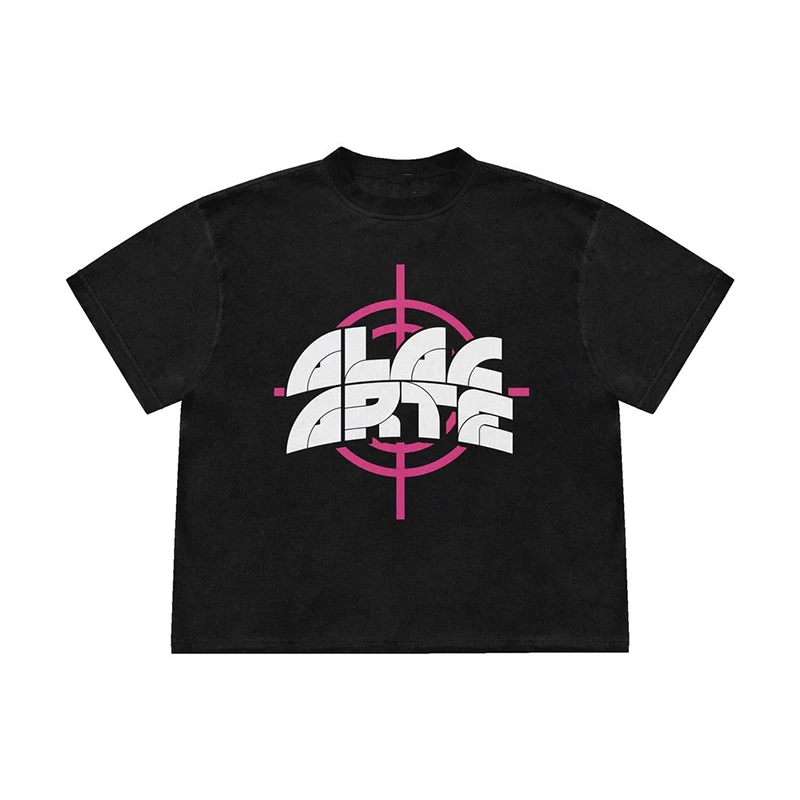 

Hot Sale Graphic Aesthetics Y2K Woman clothing T-shirts Hip Hop Cotton Short Sleeve Loose Couple T-Shirt Casual Harajuku Tshirt