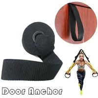 home exercise elastic band yoga over door anchor fitness resistance bands