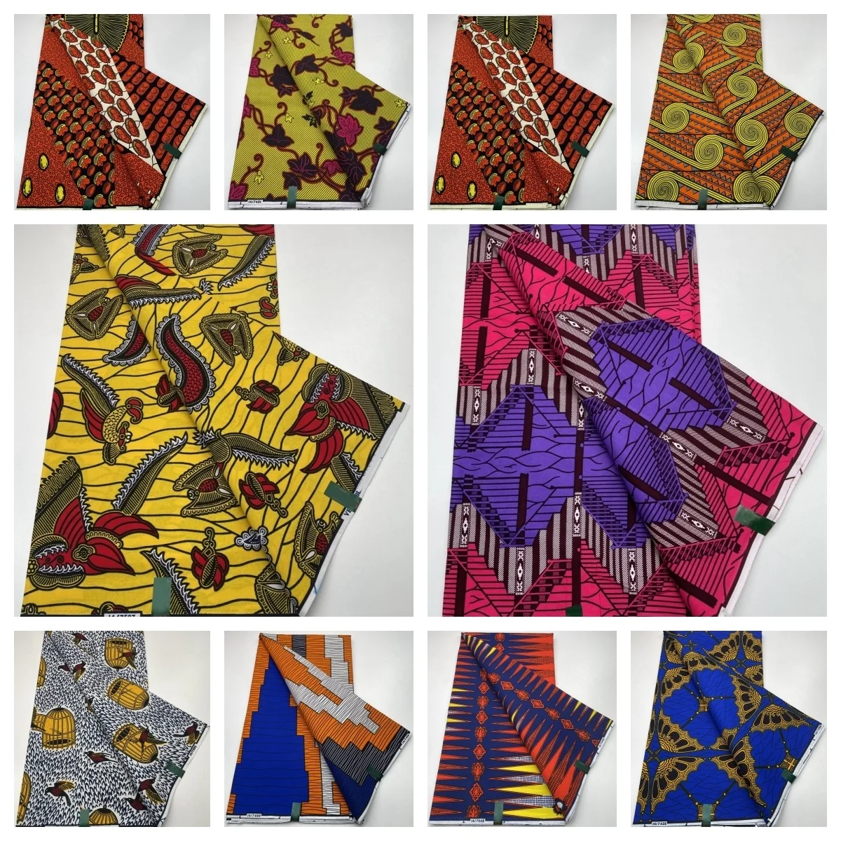 

New Arrival 100% Cotton Wax Prints Guaranteed Veritable Ankara African Real Wax Fabric High Quality Soft Batik Tissu Pagne 6yard