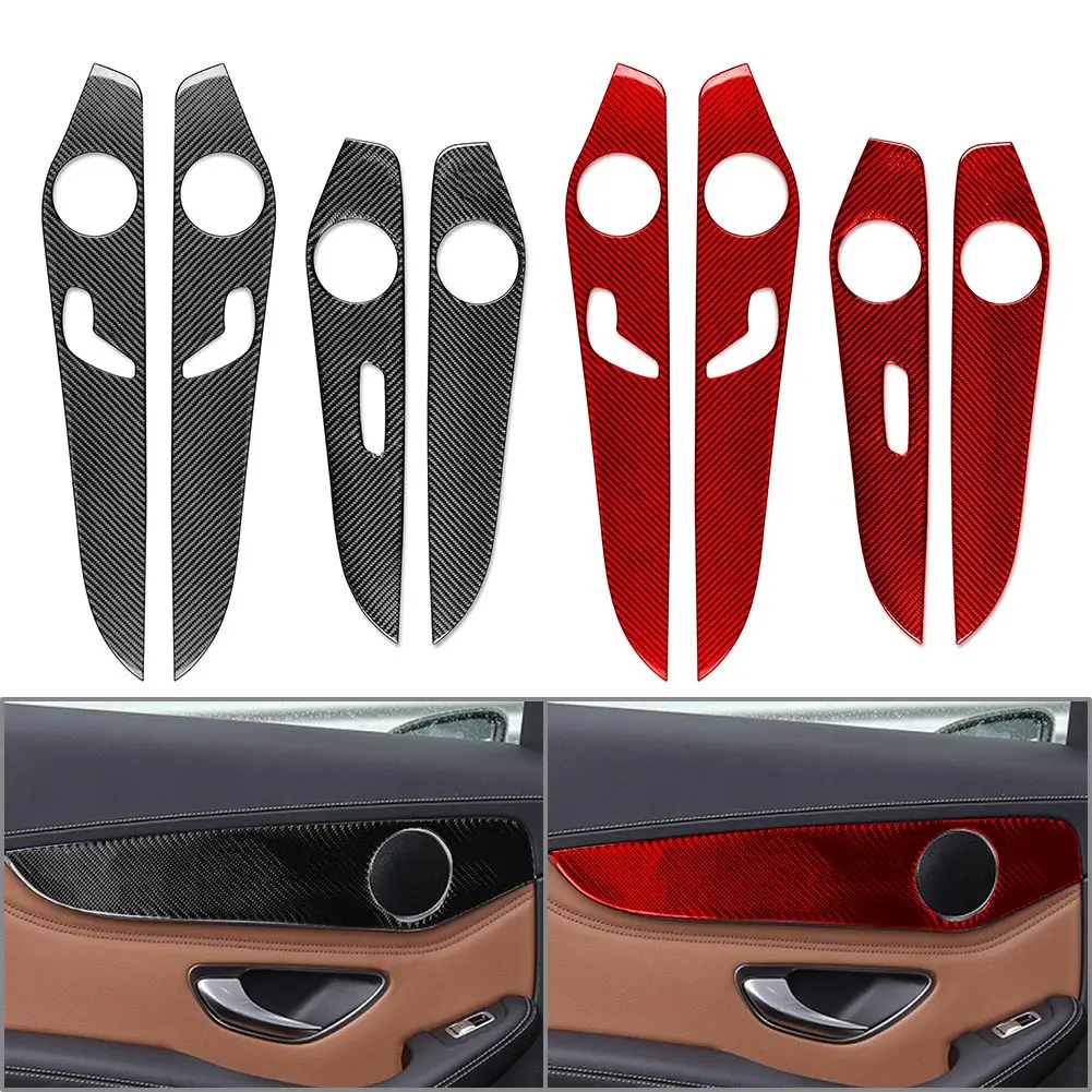 

4 шт., декоративные панели для салона автомобиля Mercedes Benz C Class W205 2014-2021, GLC-Class X253 2016-2021