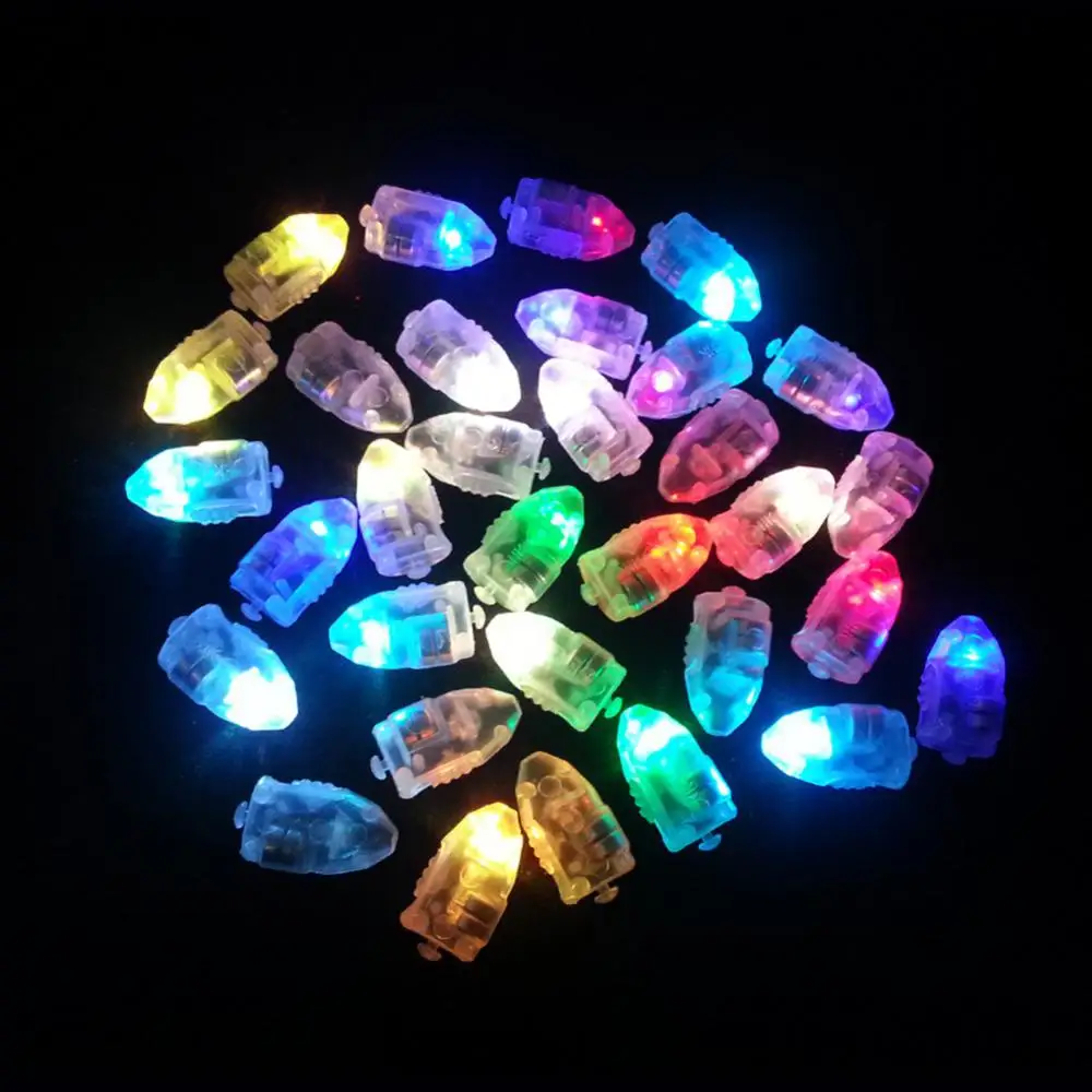 

10pcs LED Colorful Lights Glow Party Lantern Balloons Floral Wedding Party Decor Festive & Event Supplies Household Lighting