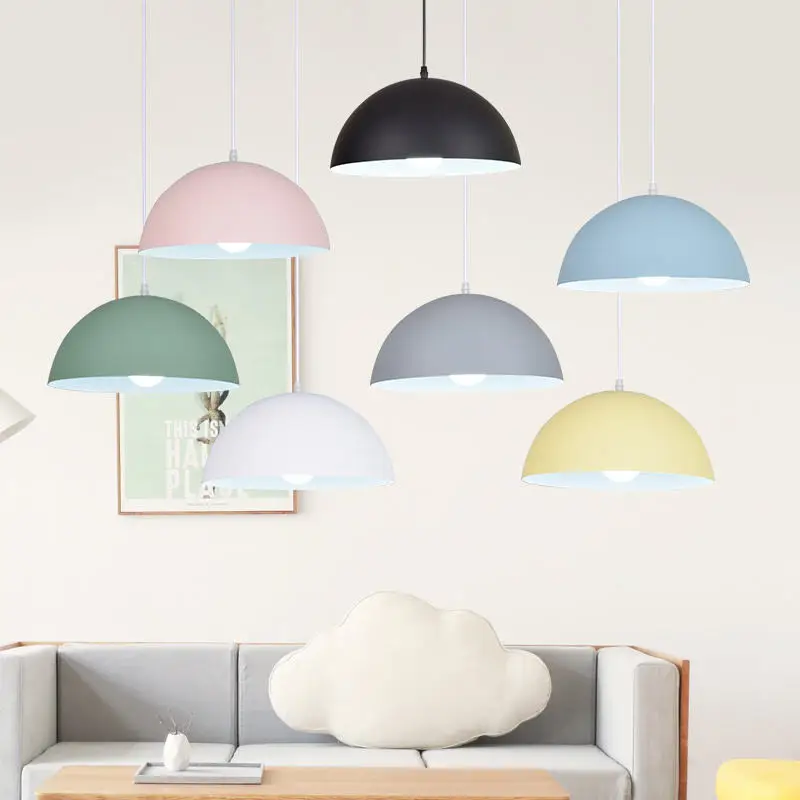 

High quality modern Nordic Hanging lamp Aluminum Home chandelier for Dining Room coffee shop living room
