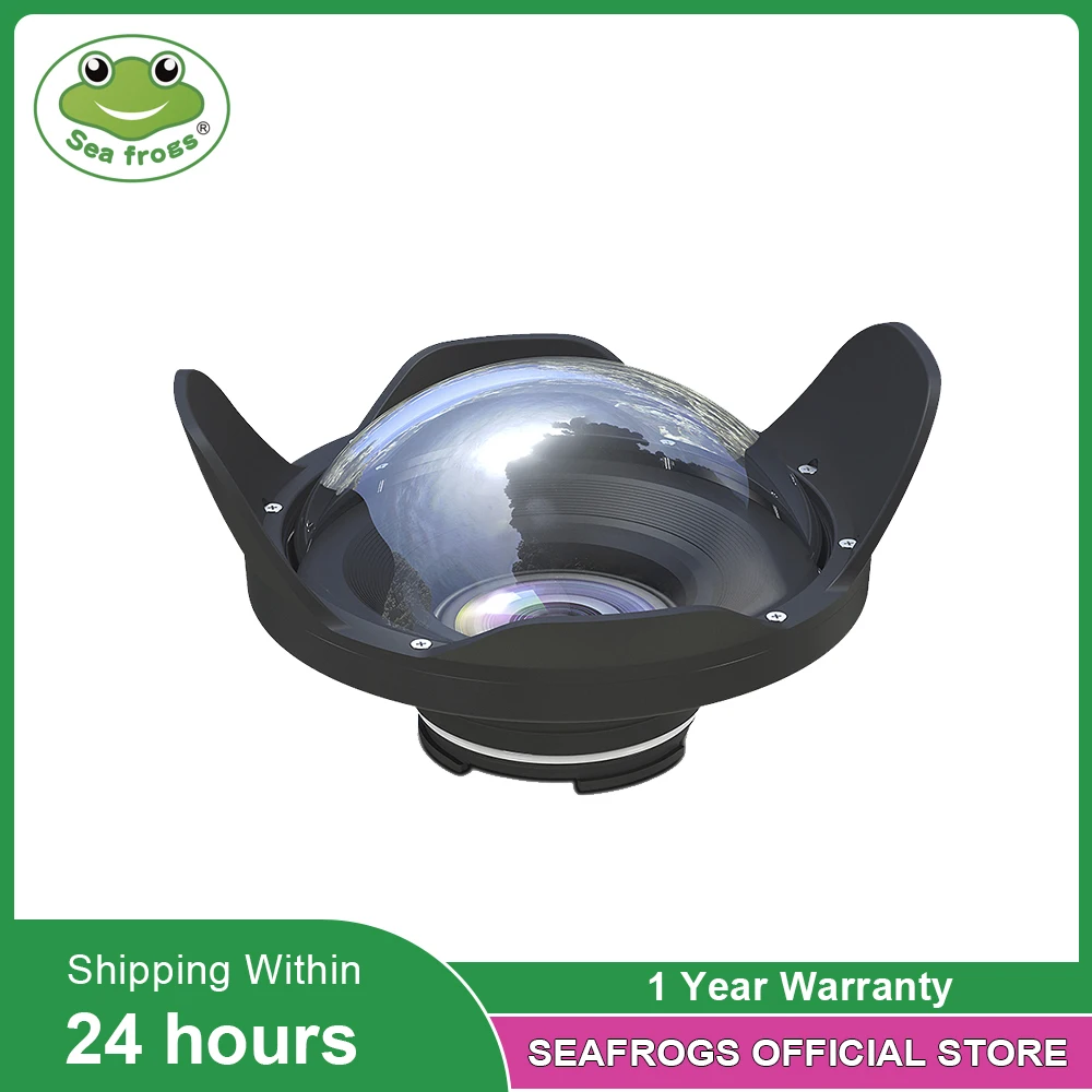 

Seafrogs 6 Inch Dry Dome Port for Meikon Mirrorless Housings V.3 40M 130FT Camera Fisheye Underwater Photography