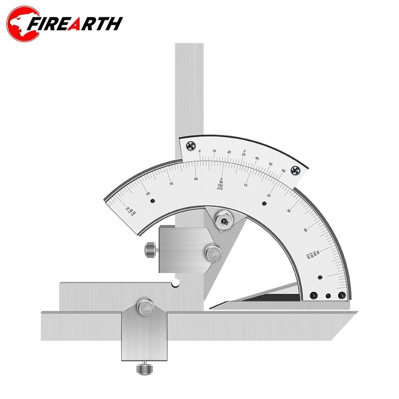 

Protractor 0-320 Degree Digital Vernier Ruler Fit Universal Angle Ruler Gauge Finder Calibrator Measuring Instruments