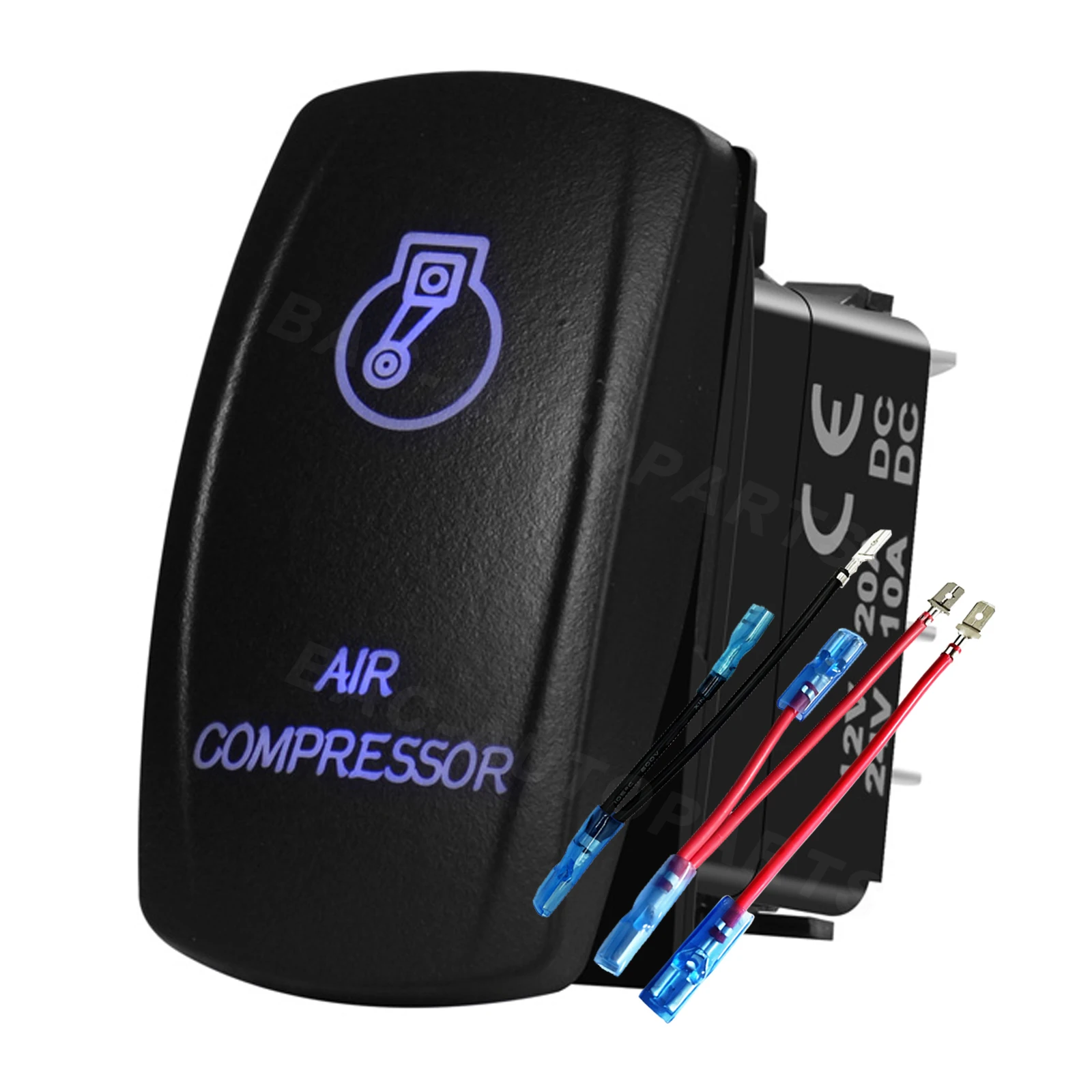 

Морской кулисный переключатель 12 В, синий светодиодный переключатель, автомобильный перемычка, комплект проводов для ATV Polaris Camper OFF Road 4x4, грузовик, школьный автобус, лодка