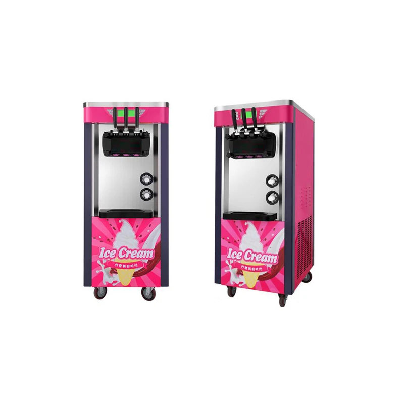 

Машина для мягкого мороженого с 3 вкусами, вертикальная коническая машина для йогурта с воздушным охлаждением