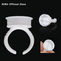 500 pieces disposable silicone tattoo cap tattoo ink cup ring semi permanent cosmetics accessories makeup tattoo tools