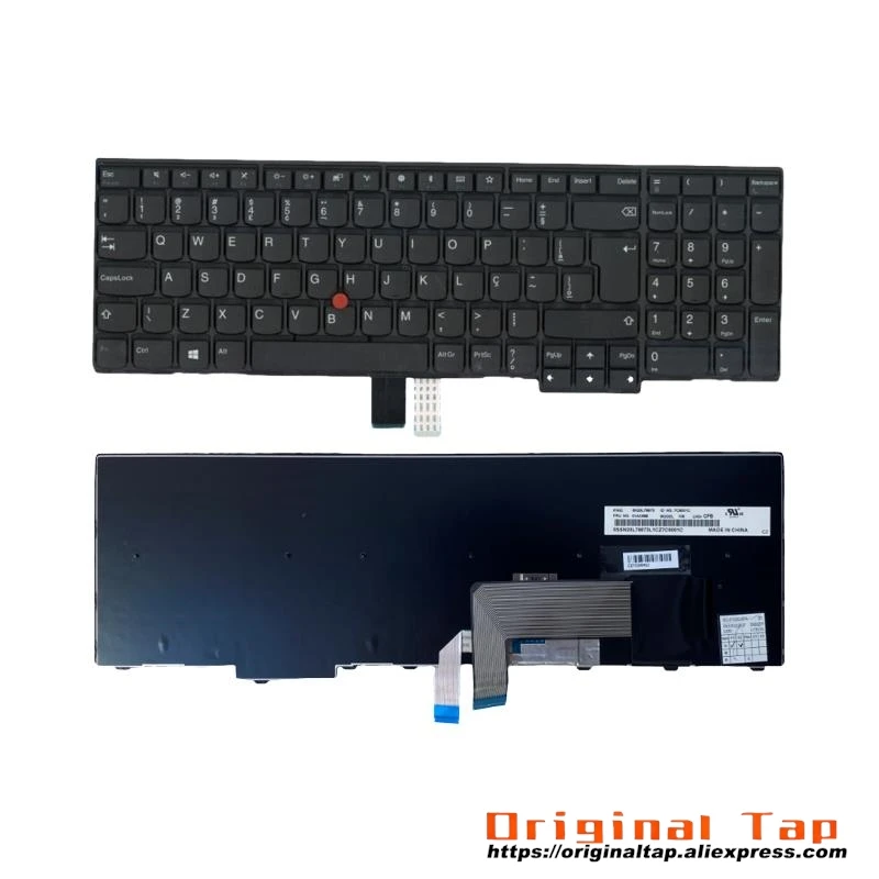 Бразильская клавиатура BR для Lenovo Thinkpad L570 01AX614 01AX655