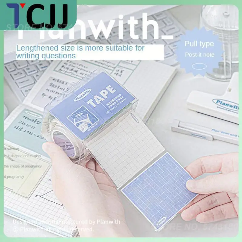 

Notes Easy-to-use Durable Draw Notes Four Style Pull Form Sticker Double-purpose Pull-out Scratchpad Note Sticker Slabs