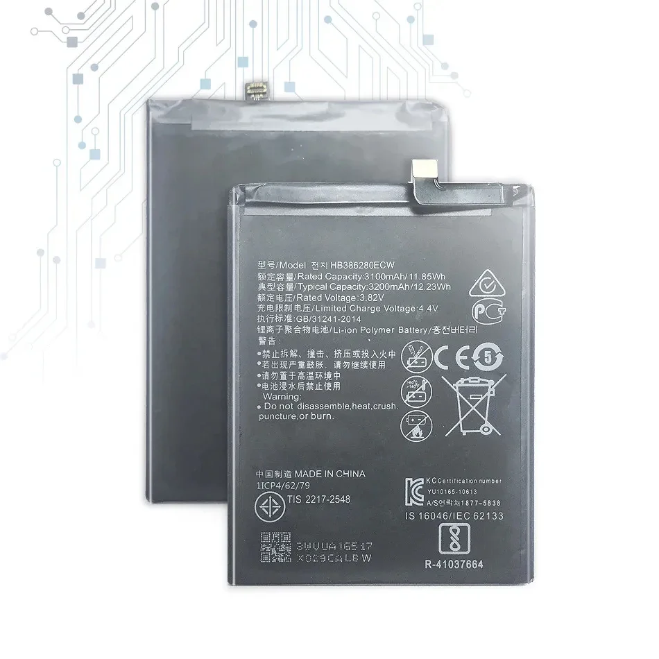 3200 мАч HB 386280 Аккумулятор ECW для Huawei P10 VTR-L09 VTR-L29/для Honor 9 STF-L09 STF L09 STF-AL10 аккумуляторы