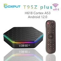 t95z plus android 12 tv box allwinner h618 6k 2 4g 5g wifi6 4gb 64b 32gb 2gb16gb bt5 0 h 265 global media player receiver