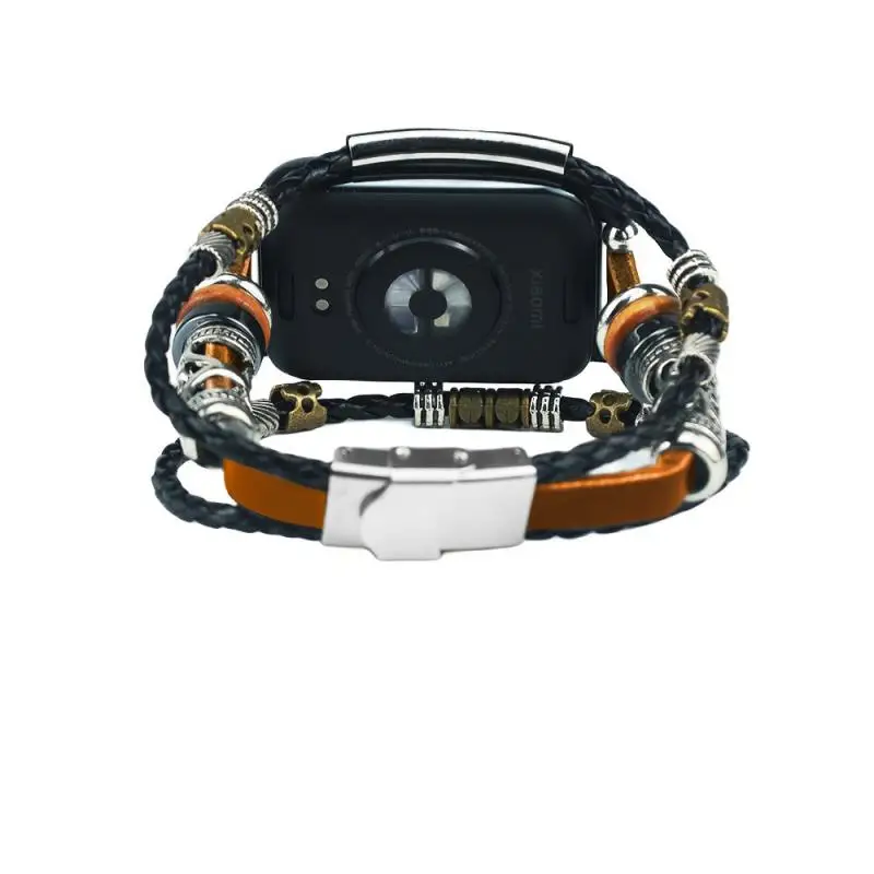 

Ремешок для часов с этническими бусинами модный удобный для ношения уникальный этнический дизайн модный простой в установке и снятии ремешок для часов