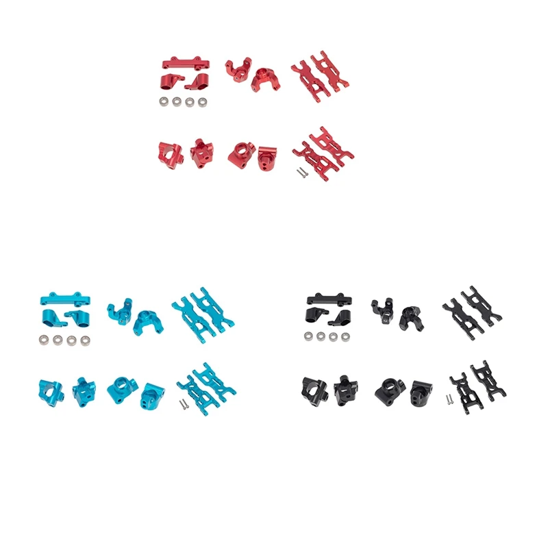 

Metal Upgrade Parts Kit Steering Knuckle Suspension Arm Set For Losi 1/18 Mini-T 2.0 2WD RC Truck Upgrade Parts