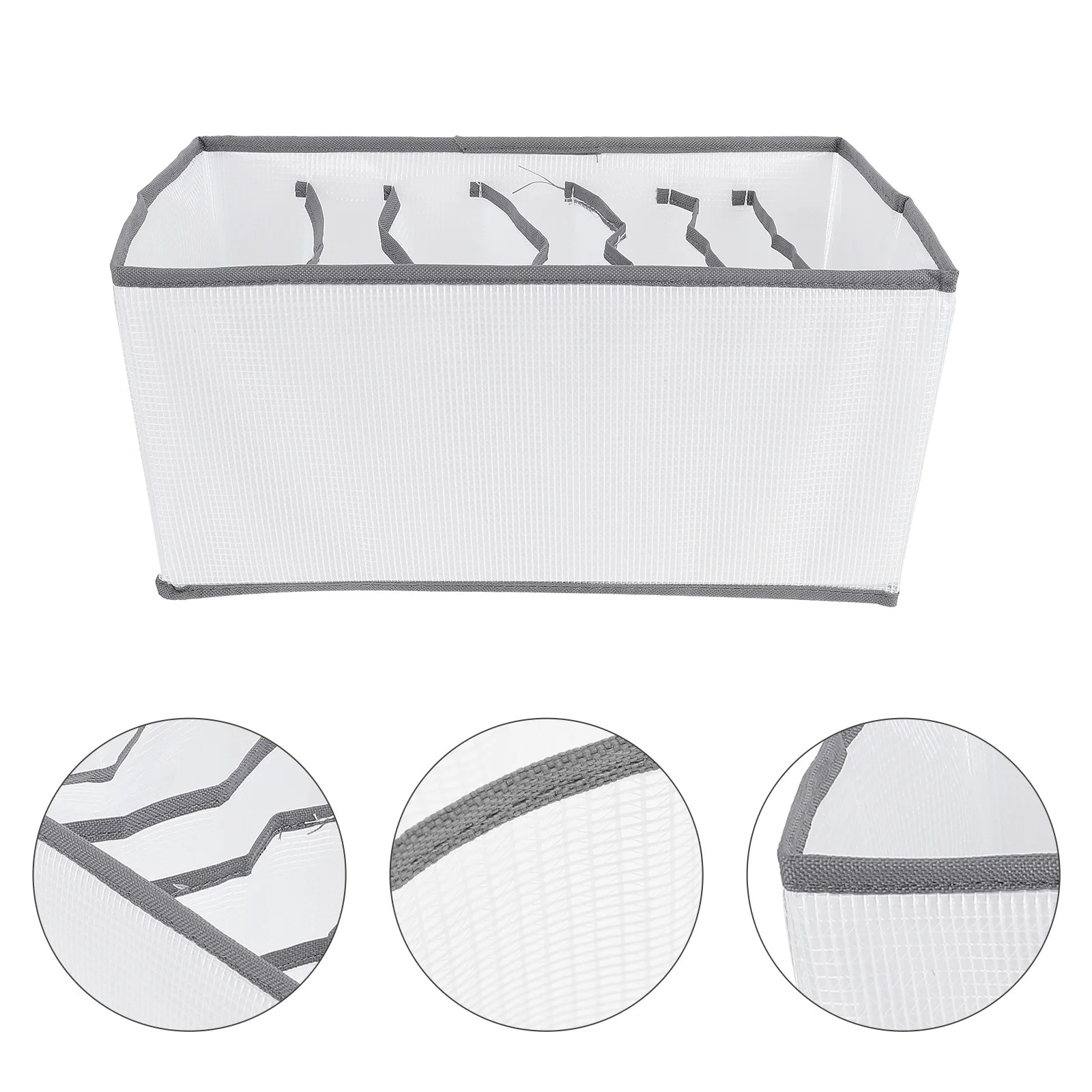 

Clothes Container Bins Clothes Organizer Visible Grid Basket Storage Divider for Indoor Home Laundry basket