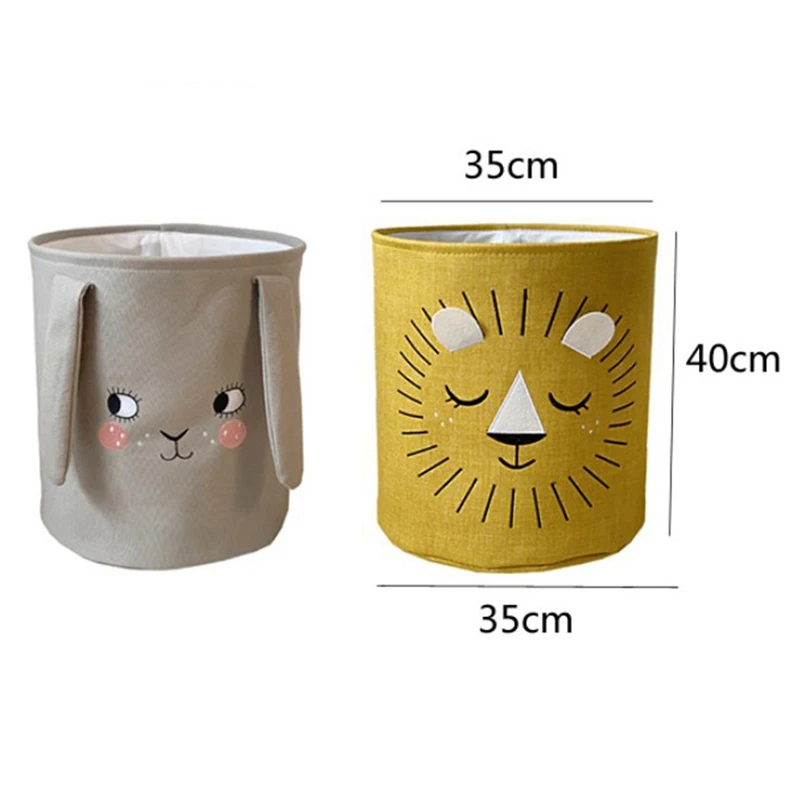 

Складная корзина для грязной одежды для детей, игрушек, холщовая большая корзина для хранения, органайзер для офиса и дома