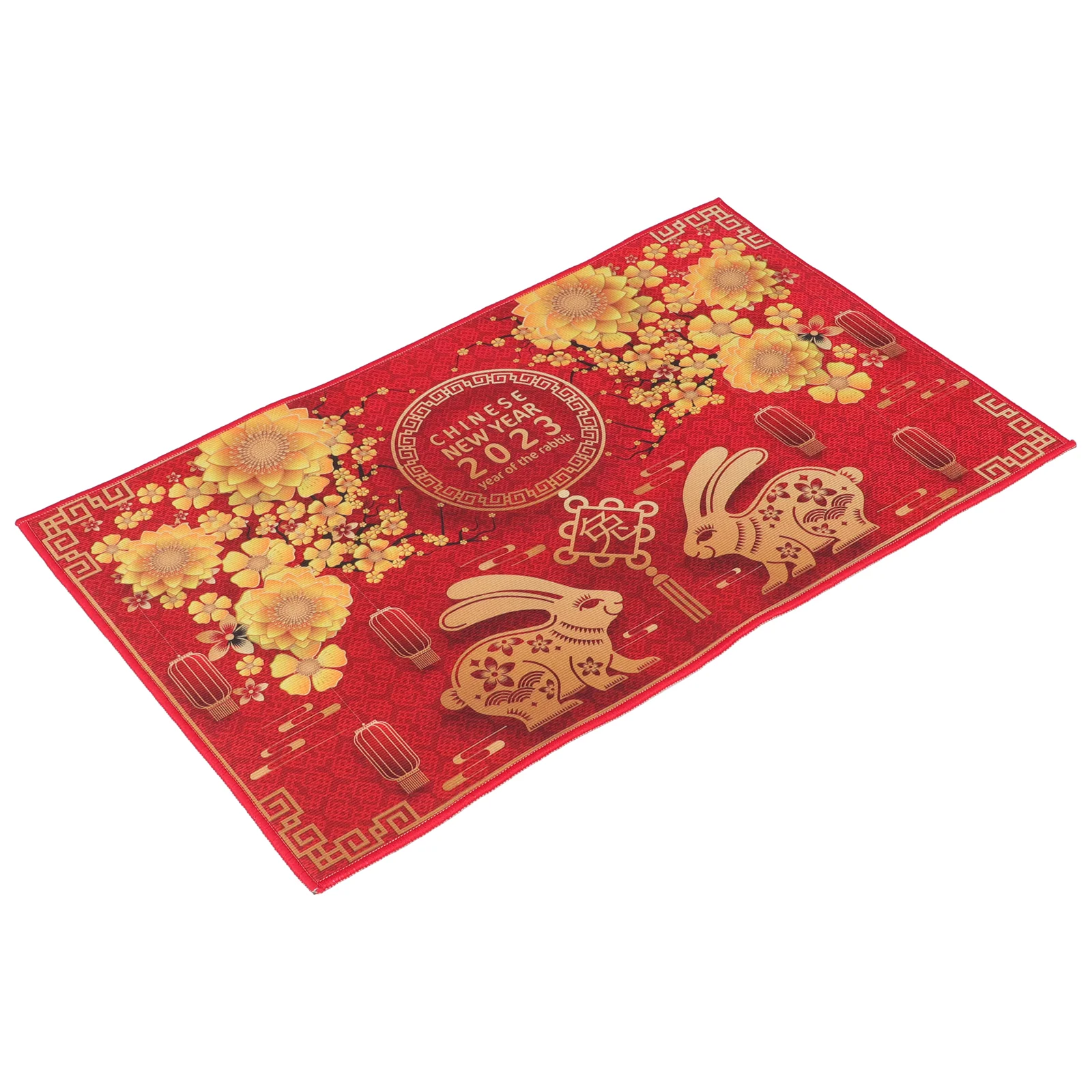 

Chinese Style 2023 Door Rug Floor Rug Entryway Rug New Year Floor Mat Rabbit Rug Front Door Rug for Party