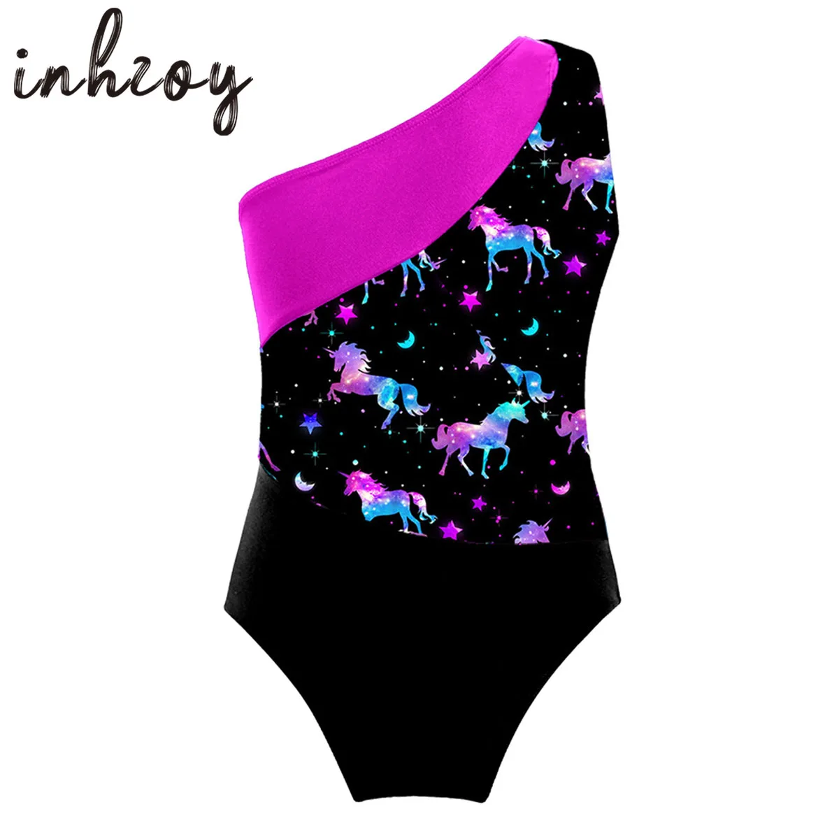 

Children Ballet Dance Leotard Sleeveless Color Block Gymnastics Leotard Bodysuit Practice Performance Jumpsuit Dancewear