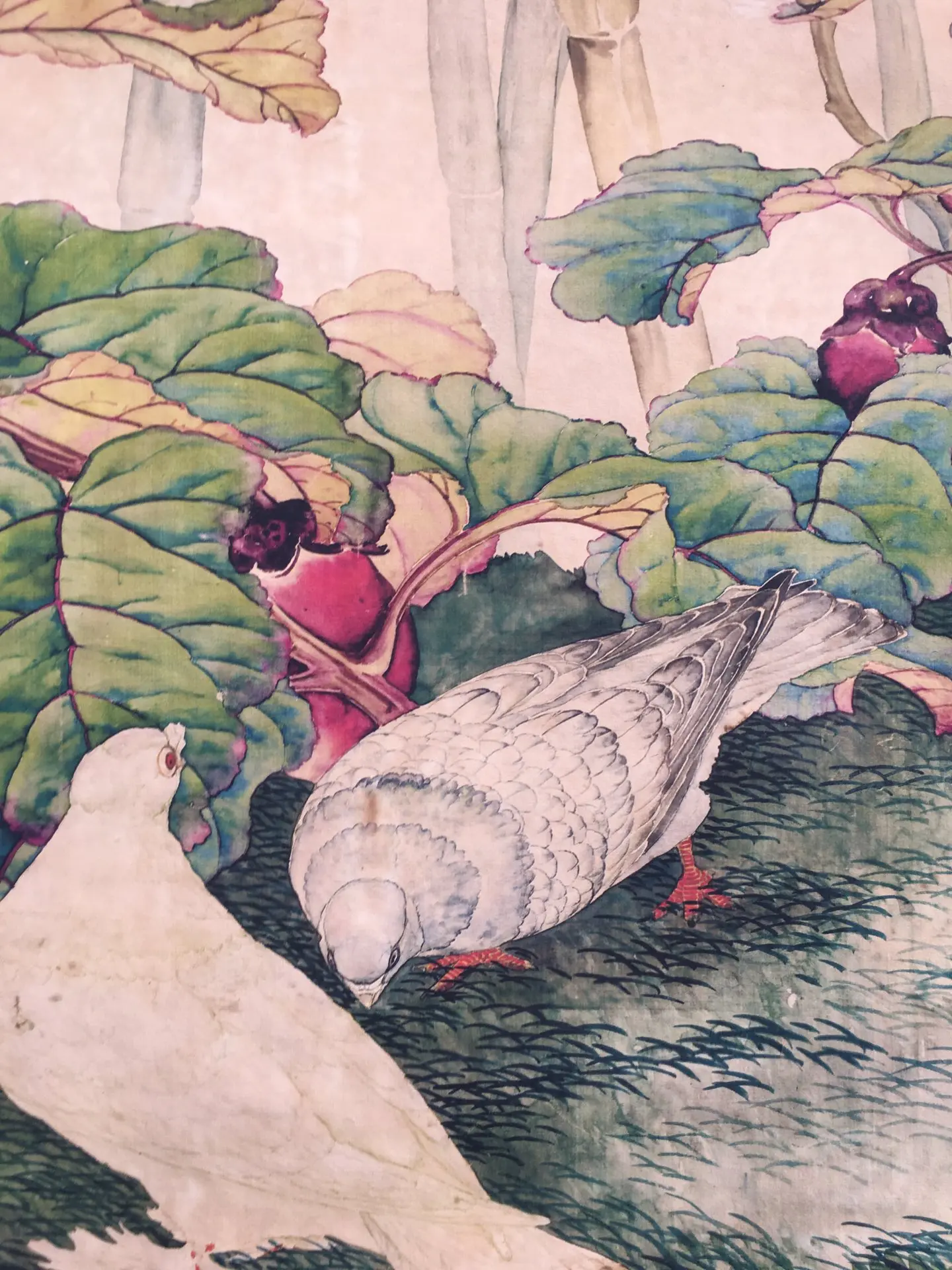 Картина Лю Курил цветы и птицы