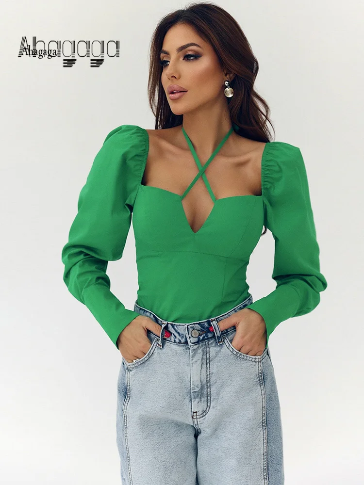 

Женская футболка с длинным рукавом, V-образным вырезом