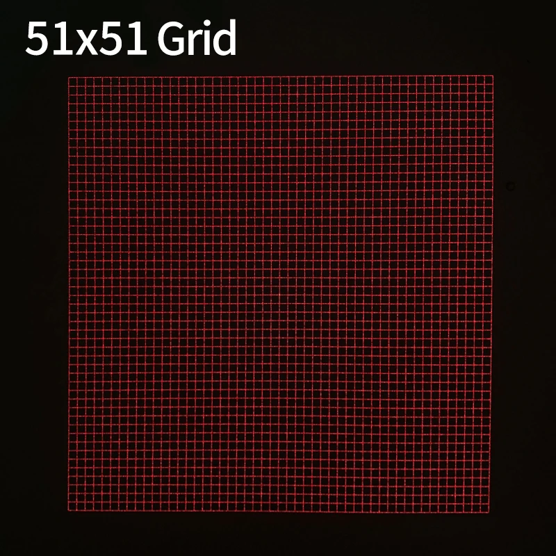 Фото DOE Square 51x51 сетка водонепроницаемый D20X90 мм фокусируемый 650 нм красный 50 МВт 100 МВт 150 МВт лазерный модуль для маркировки сварочной вышивки №2