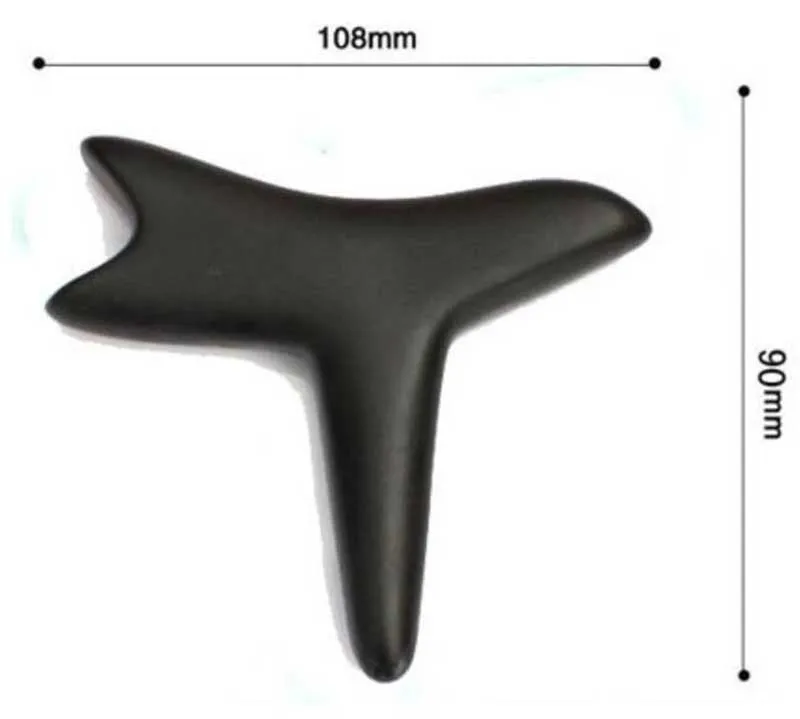 Скребок из черного камня HANRIVER