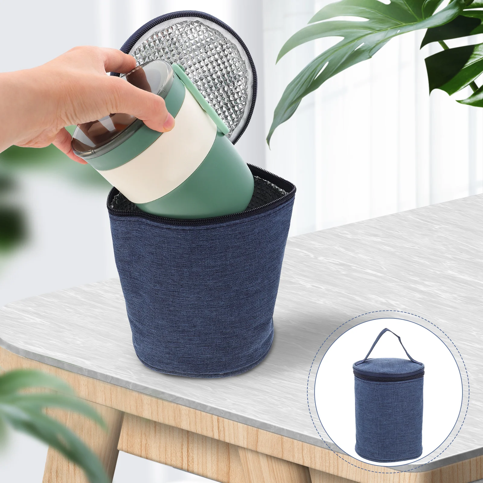 Soup Cup Insulation Bag Snack Storage Thermal Breakfast Supp