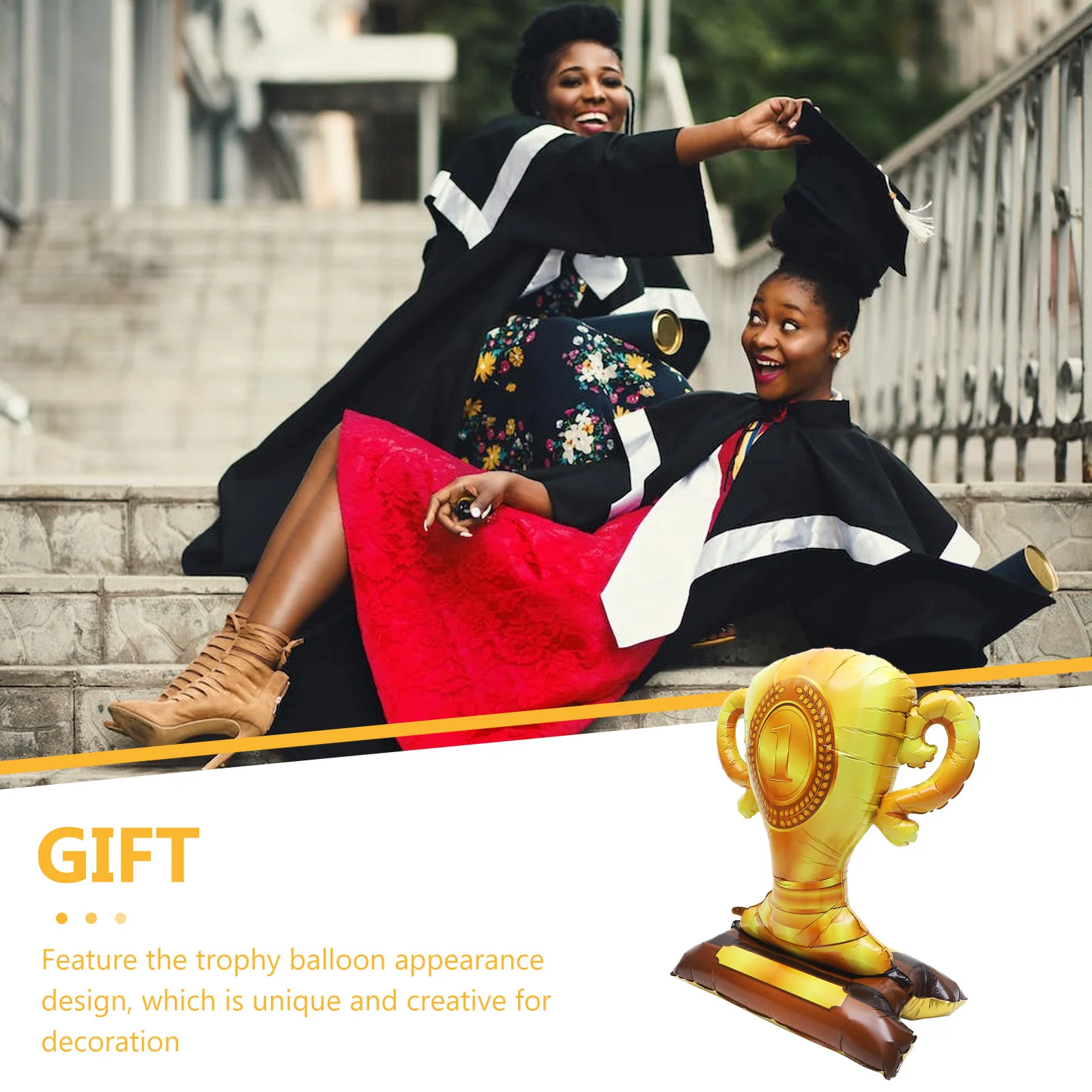 Трофейный воздушный шар Премиум вечерние украшения Золотые игры Спорт