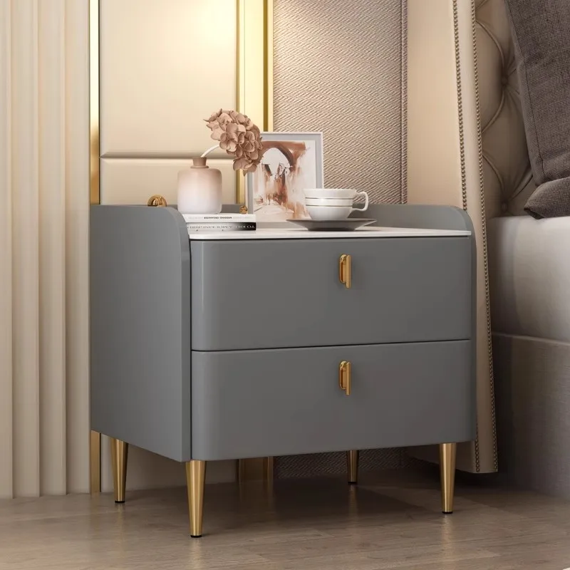 

Aesthetic Moveable Nightstands White Modern Single Luxury Nightstands Storage Simple Table De Chevet Furniture For Bedroom