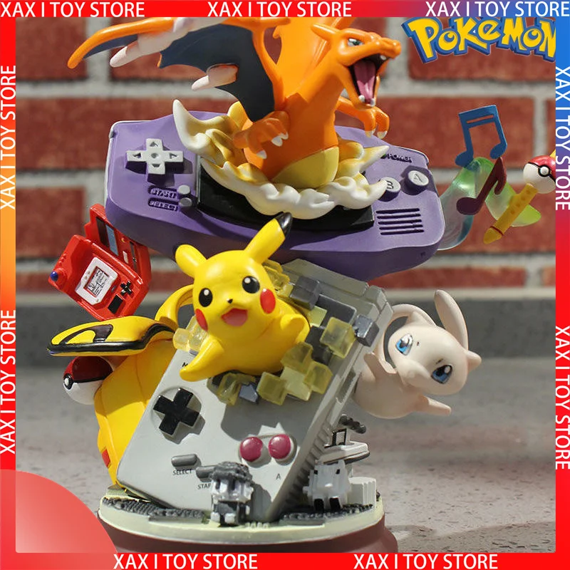 

Аниме Покемон Пикачу игрушки Резиновая станция Gameboy пика Mew Charizard мультяшная экшн-фигурка Модель Кукла Коллекционирование искусственный подарок