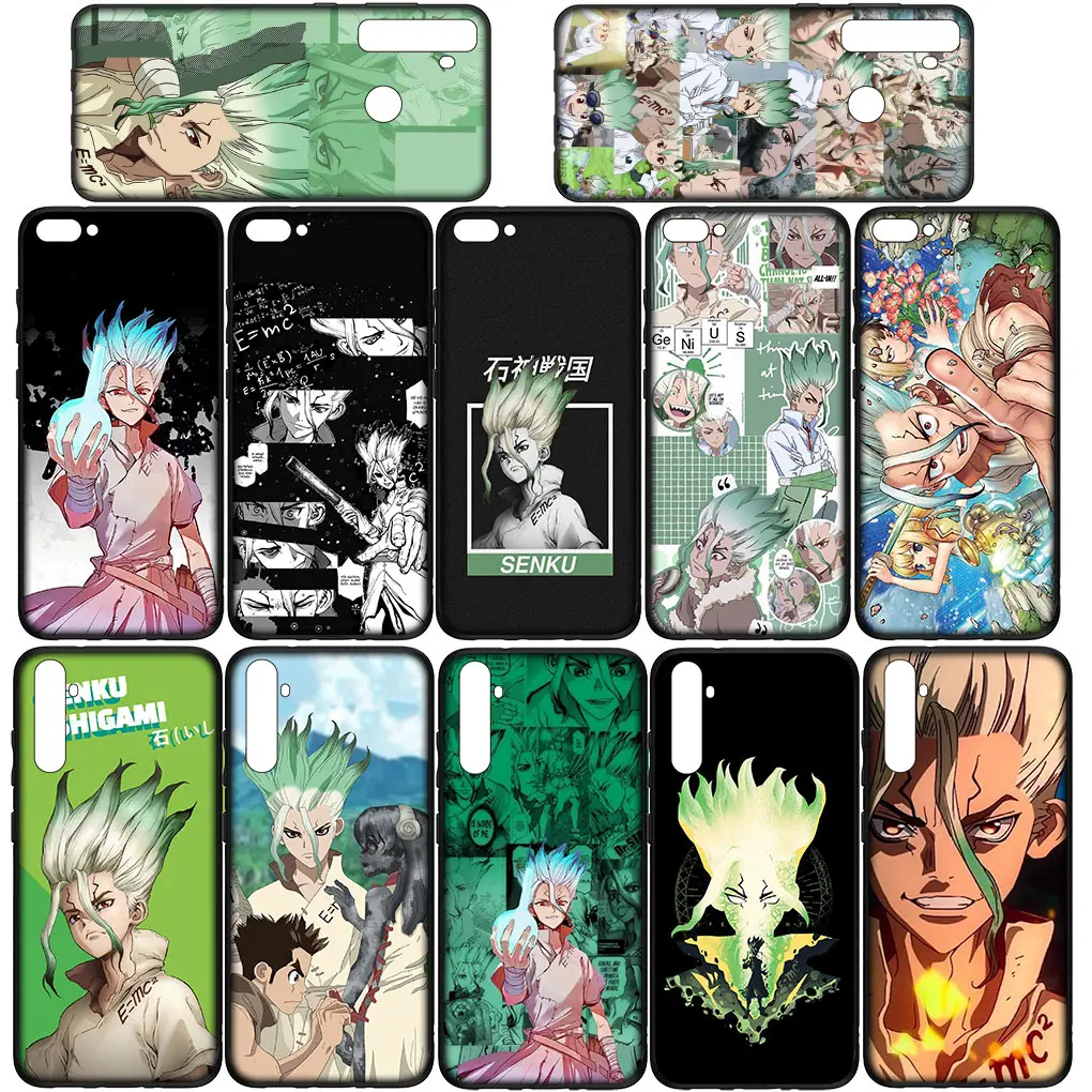 Dr Stone Cartoon Ishigami Senkuu Phone Cover Case for Samsung Galaxy A10 A20 A53 A30 A31 A32 A50 A51 A52 A12 A33 Soft Casing