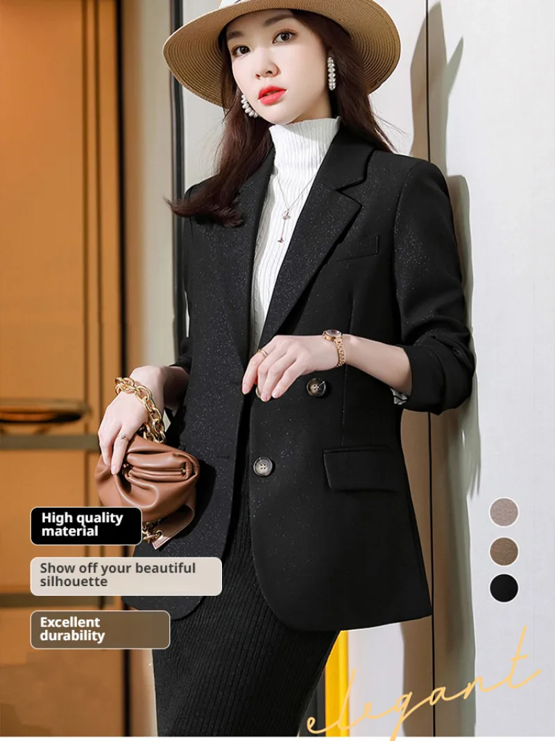 Женское официальное пальто блейзер на пуговицах сзади