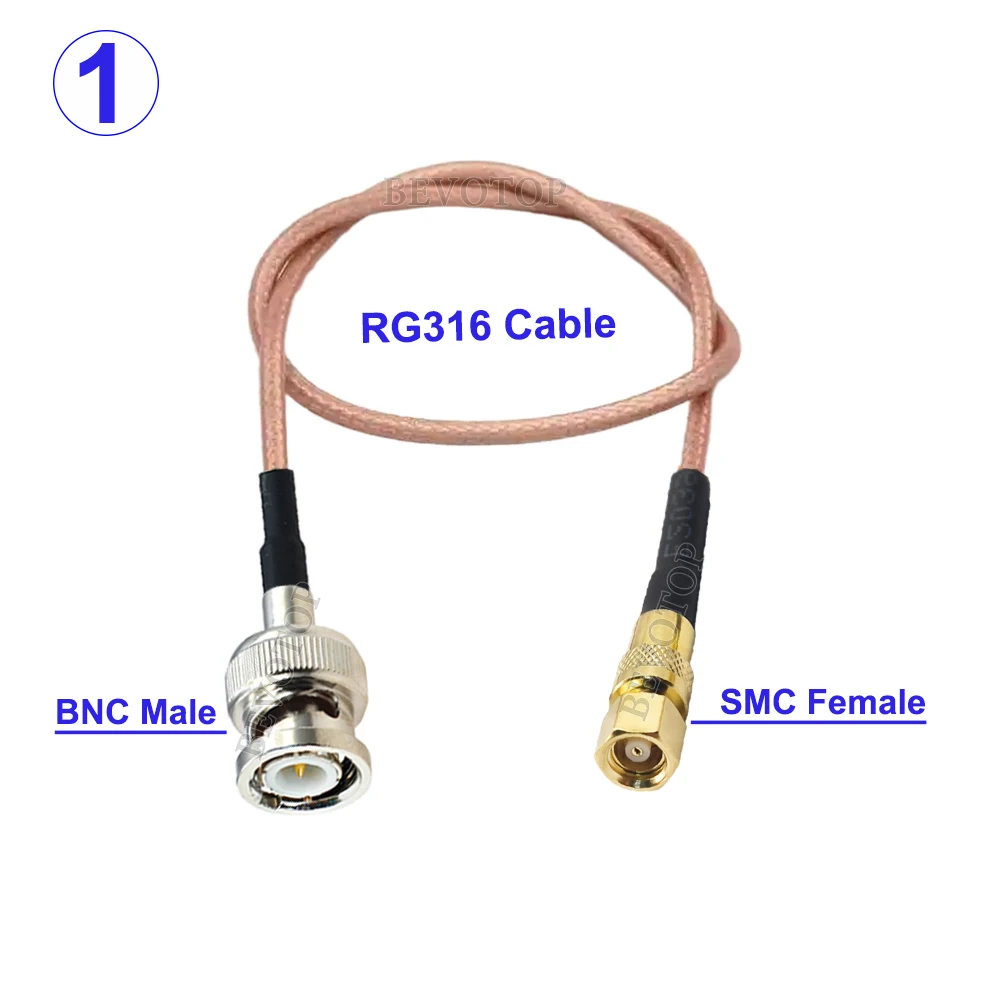 

BEVOTOP Кабель BNC-SMC RG316 10-20 см