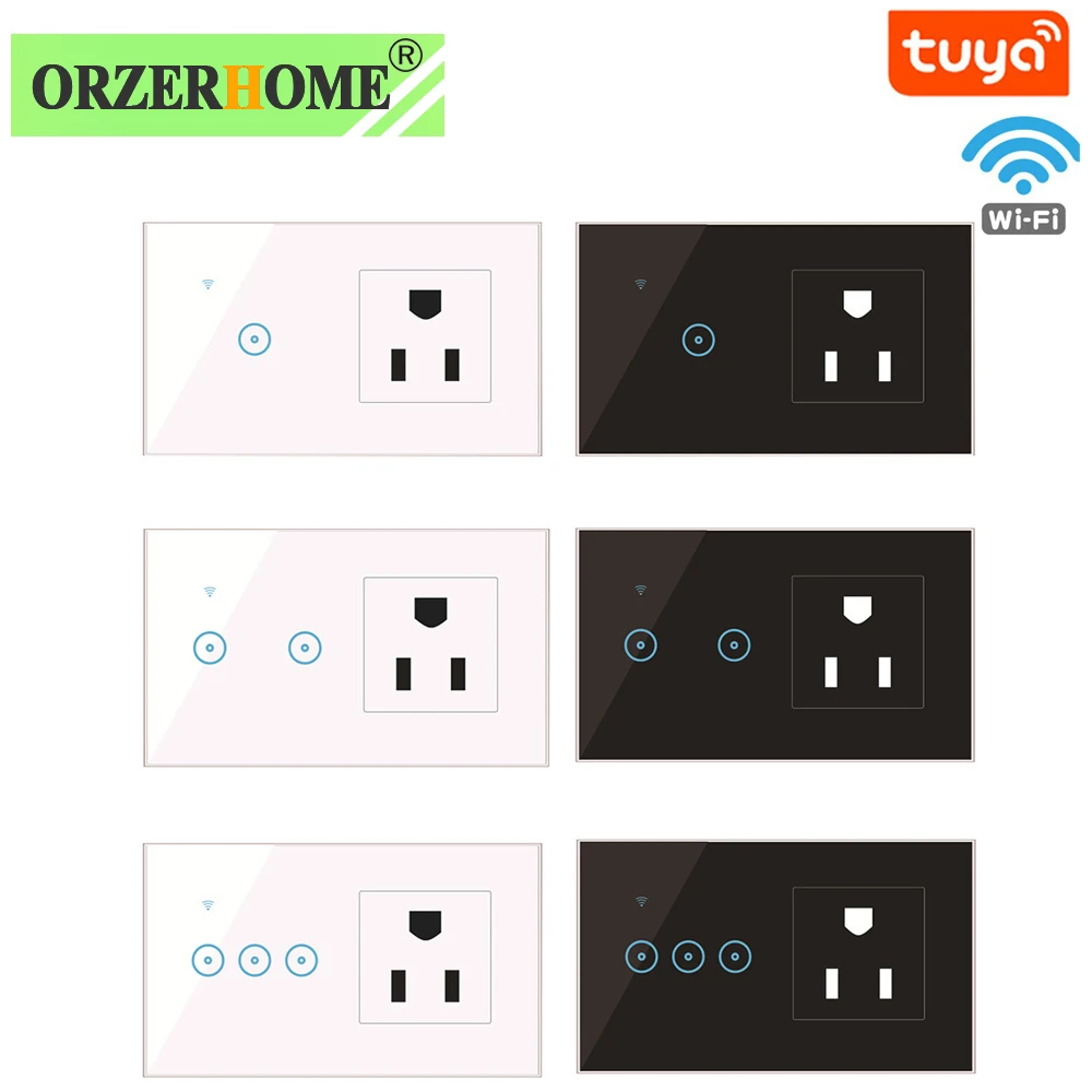 

Умный выключатель ORZERHOME Tuya с поддержкой Wi-Fi, 16 А