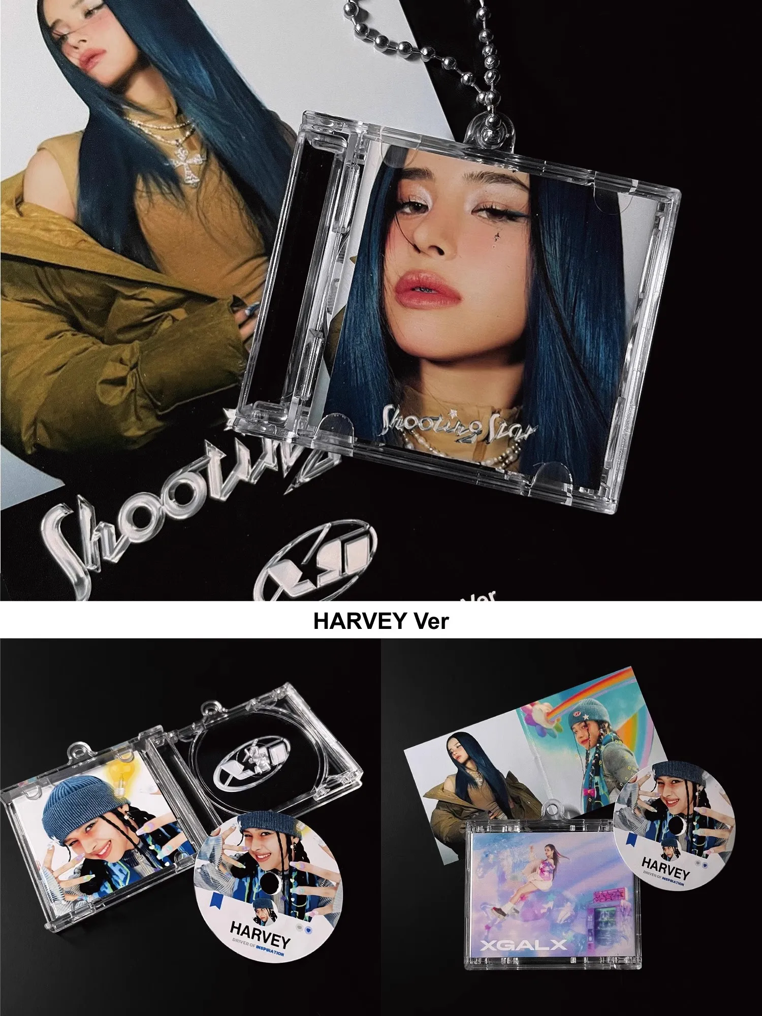 R &amp B XG SHOOTING STAR Альбом DIY МИНИ-музыка CD NFC Брелок для ключей Xtraordinary Girls JURIA 8 шт.