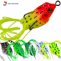 jotimann new 5pc soft bionic fishing lure 4 45cm 5g minnow trout lure thunder frog with hook surface lure spinner for fishing