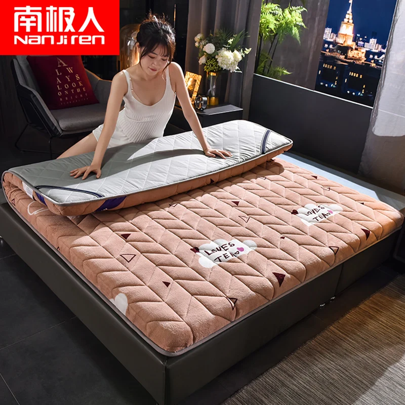 

Mattress Cushion Household Winter Lambskin Thick Warm Cushion Tatami Sponge Mat Hard Mattress