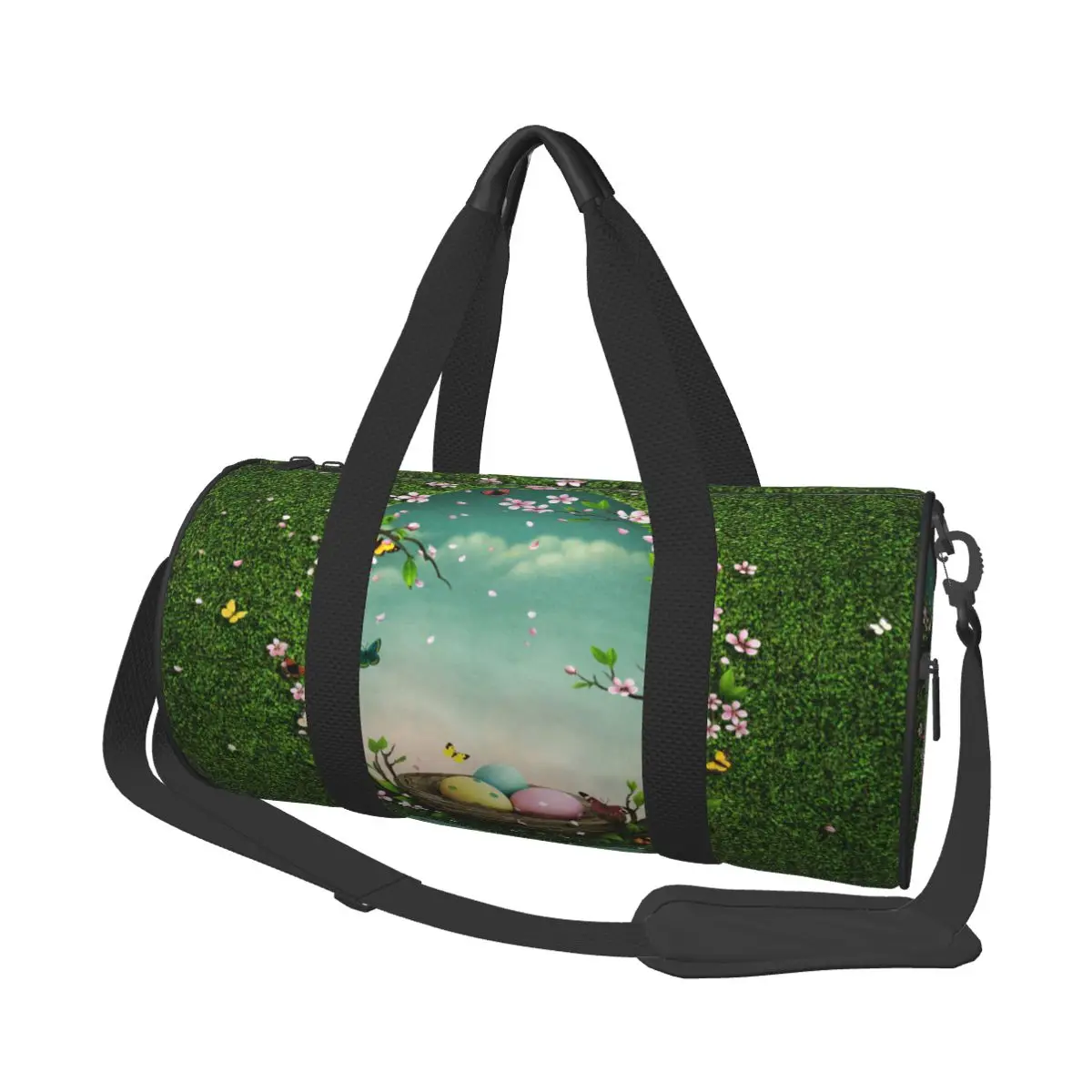 

2021 Travel Bag Easter With Tree And Nest In Shape Of An Egg Hole Exercise Large Capacity Yoga Bag Sports Training Fitness Bag