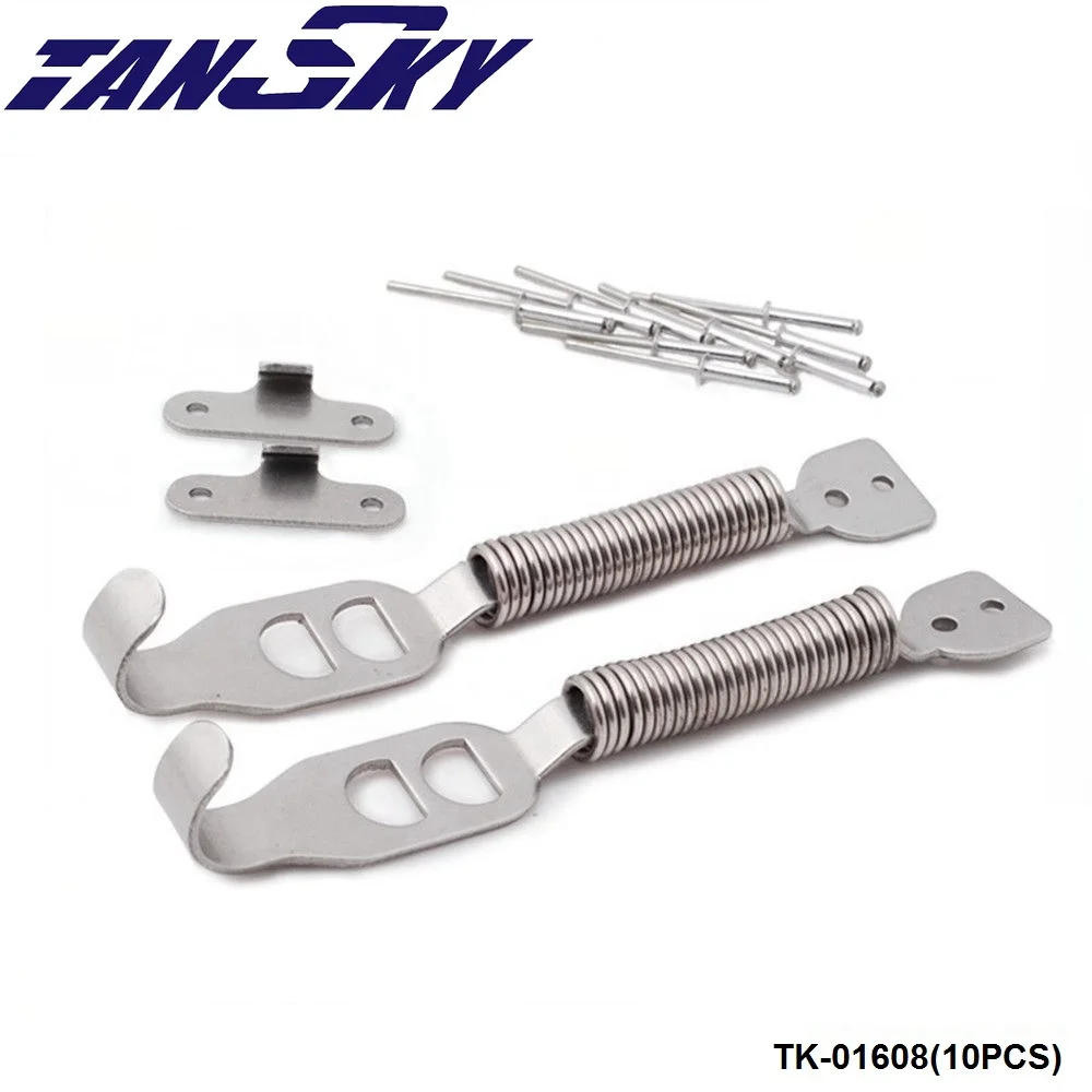 

EPMAN Sport 10PCS/LOT Stainless Steel Competition Bonnet Boot Spring Kit For FORD MONDEO 2.2 MK3 TK-01608(10PCS)