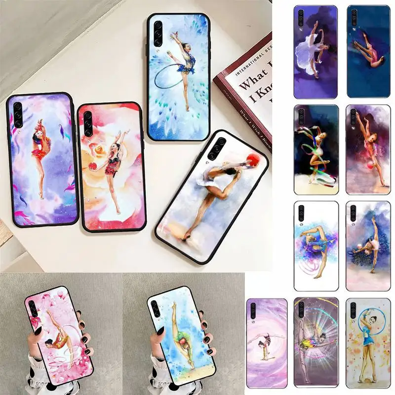 FHNBLJ любовь гимнастика картина маслом чехол для телефона Samsung Galaxy A30 A20 S20 A50S A30S A71 A10S
