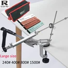 Точилка для ножей RUIXIN PRO RX 008 с фиксированным углом, профессиональная, алмазная, большого размера, камень для ножей RS, Алмазный точильный камень