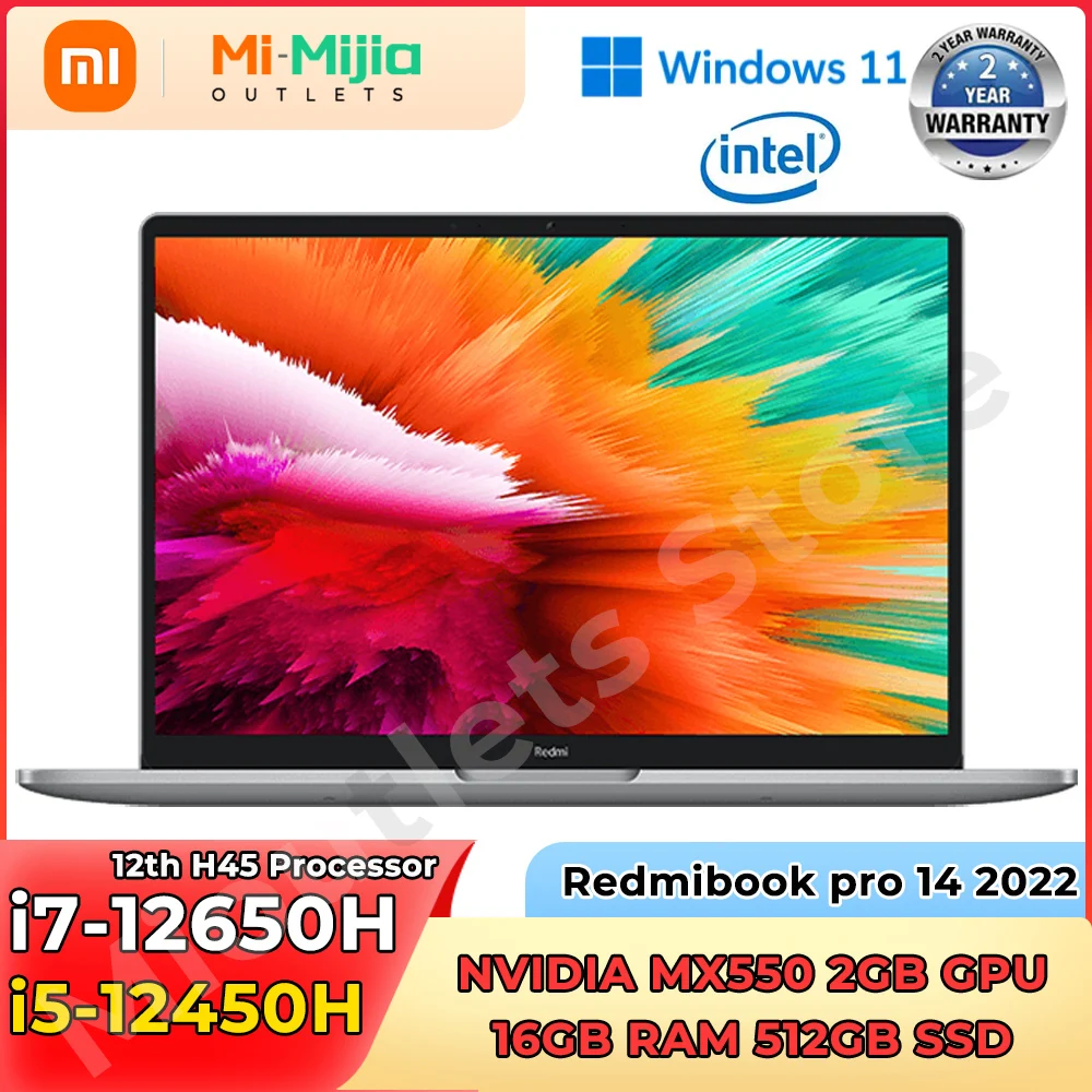 Ноутбук Xiaomi Redmibook Pro 14 дюймов внутренняя версия стандартный графический