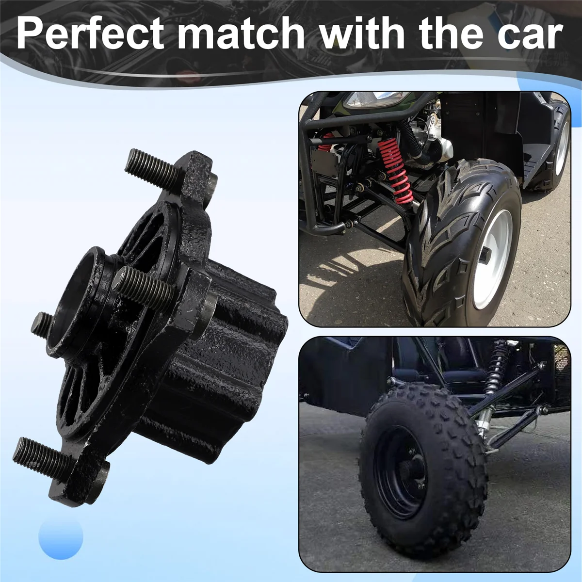 Ступица фланца переднего колеса для GT150 Go Kart Shineray ATV 150CC 250CC |