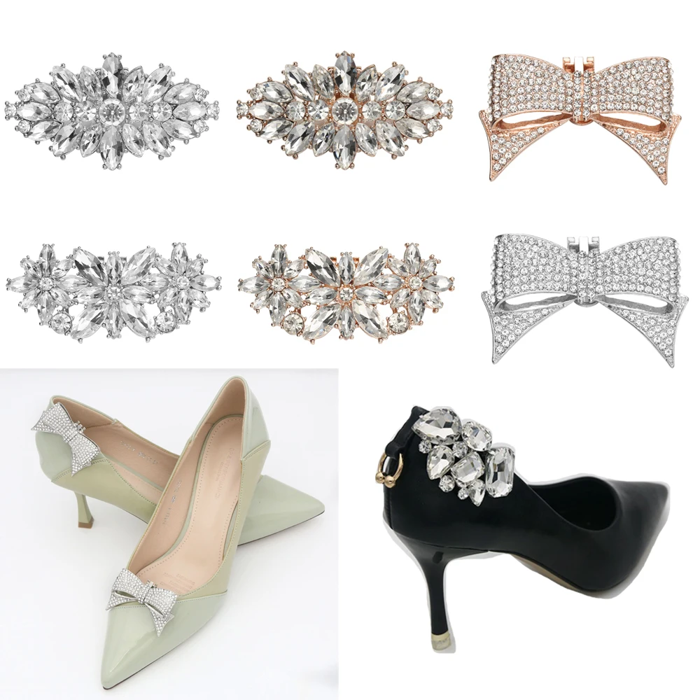 

1 шт. украшения для обуви зажим блестящие стразы квадратные зажимы Очаровательная Пряжка для невесты Свадебные аксессуары на высоком каблу...